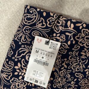 ZARA PRINTED WRAP SKIRT NWT